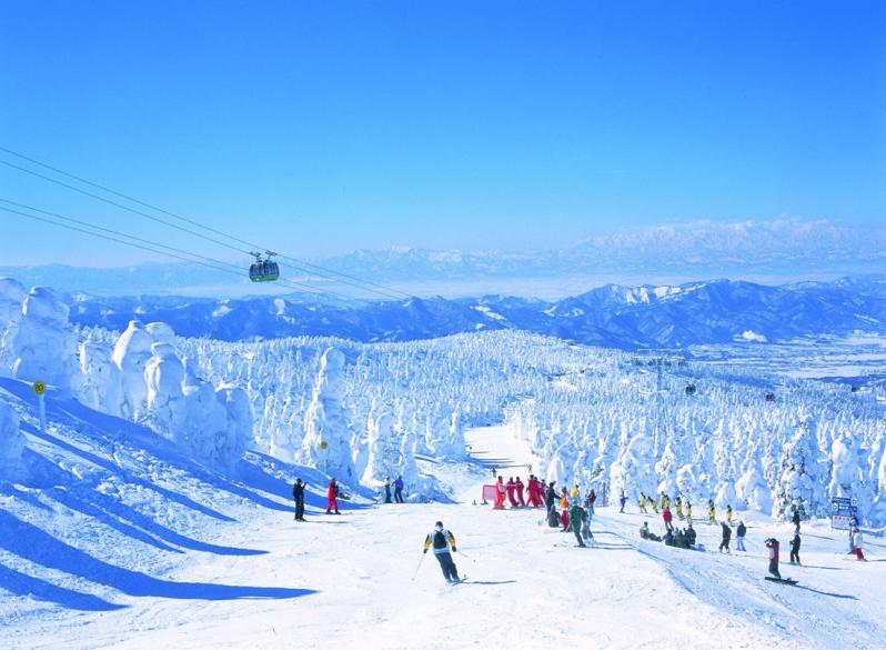 雪山派日本藏王ZAO滑雪五日遊